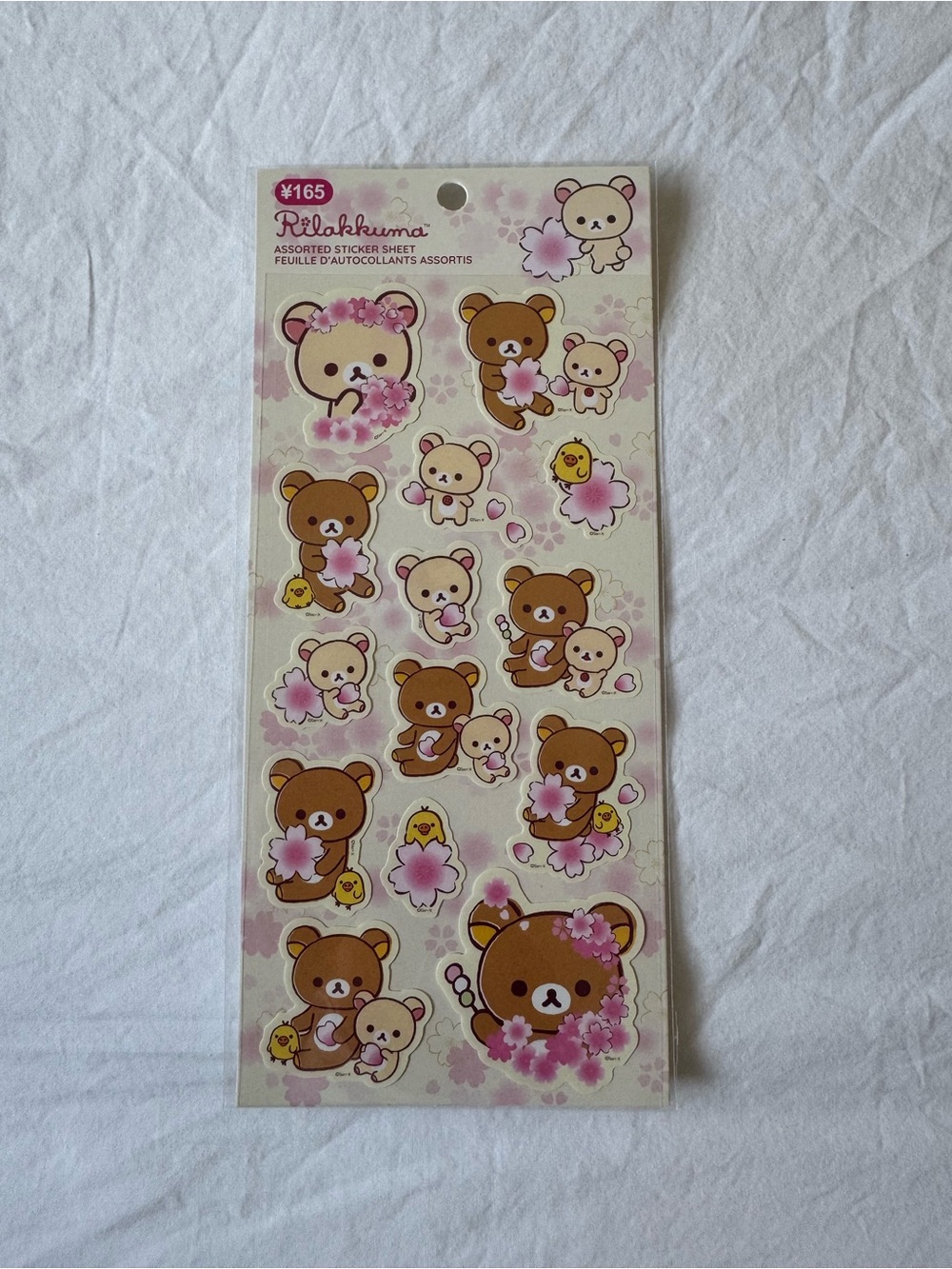 3/$20 ♡ Rilakkuma Cherry Blossom Sticker Sheet